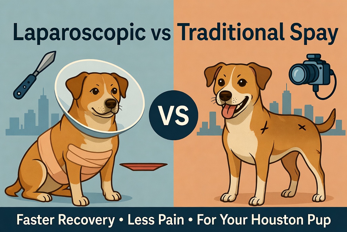 Laparoscopic vs Traditional Spay: What Houston Dog Owners Should Know